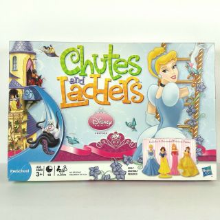 Disney Princess Chutes And Ladders Board Game Cinderella Belle Snow White