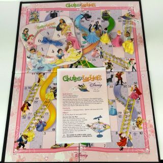 Disney Princess Chutes and Ladders Board Game Cinderella Belle Snow White 3