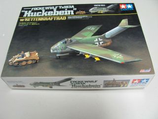 1/48,  1:48 - Tamiya - Focke Wulf Ta183a - Huckebein With Kettenkraftrad