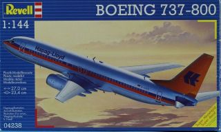 Revell 1:144 Boeing 737 - 800 Hapag - Lioyd Plastic Aircraft Model Kit 04238u