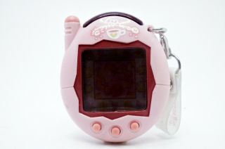 Bandai Tamagotchi Plus Keitai Kaitsu Pink Japanese Red Screen Virtual Pet 2004