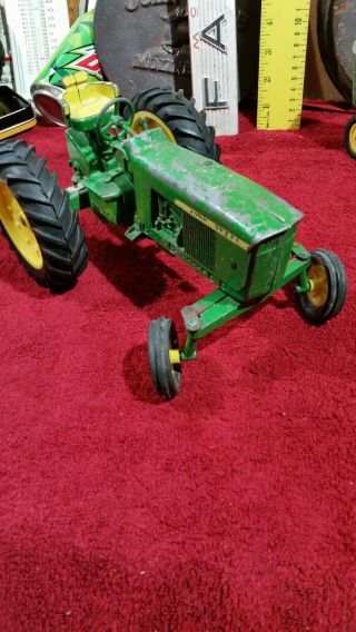 Ertl John Deere tractor toy - 3020 4020 Wide front - Restoration custom farm. 2