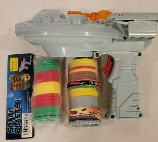 Space Ship Blaster Disk Shooter 1998 Min Yin toys With Foam Disks 2
