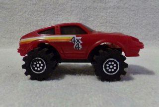 Vintage 1981 Rough Rider Stomper 4 X 4 Red Datsun - Fine - Look