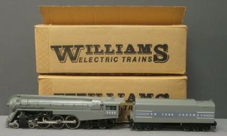 Williams 4001 Brass York Central 4 - 6 - 4 Gray Streamlined Steam Lengine & Tend