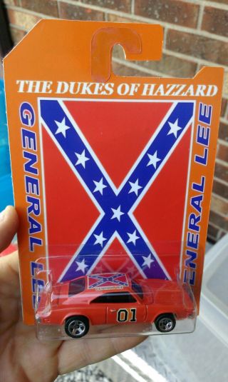 Hot Wheels The Dukes Of Hazzard General Lee 69 Charger Custom Car/card Fast Ship