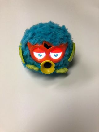 2012 Hasbro Furby Party Rockers Mini 3 " Interactive Pet Toy Aqua Blue