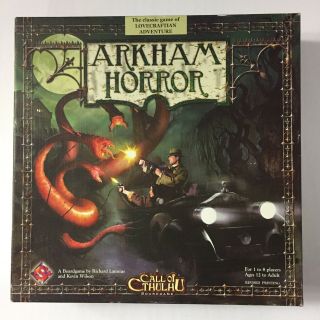 Arkham Horror : A Call Of Cthulhu Board Game By Fantasy Flight Games Adventure