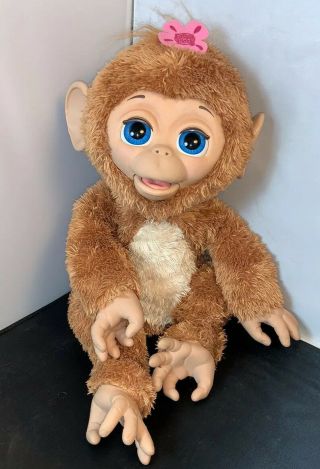 Cuddles Giggly Monkey Hasbro Fur Real Friend 2012battery Operated Animated