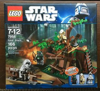 Lego 7956 Star Wars Ewok Attack In Factory Box -