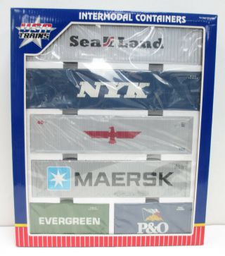 Usa Trains R1710u G Multipack Container Set 1 (6 Containers) Ex/box