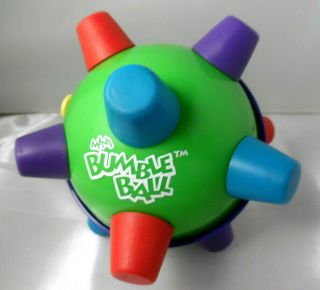 Ertl Green Mini Bumble Ball 5 " 1999 Toy Bounce Shake