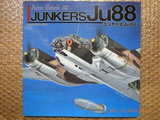 Junkers Ju88,  Pictorial Monograph Aero Detail 20,  Dainippon Kaiga Japan