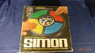 Vintage Simon Electronic Computer Game Milton Bradley 1978