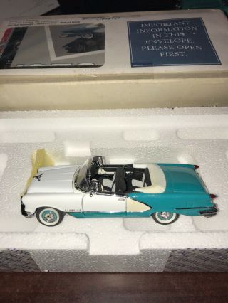 Franklin 1956 Oldsmobile Starfire 1:43 Scale Model Box & Papers