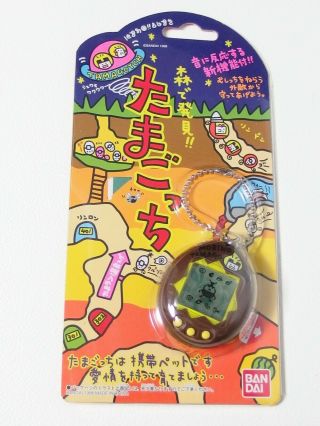 Bandai Tamagotchi Mori De Hakken Forest Brown Chestnut 1998 Japan Virtual Pet