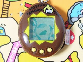 Bandai Tamagotchi Mori de Hakken Forest Brown Chestnut 1998 Japan Virtual Pet 3
