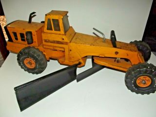 Vintage Mighty Tonka Road Grader W/side Plow 54726 - All Blades Work