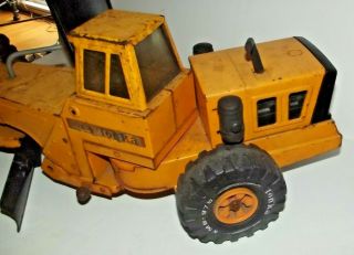 VINTAGE MIGHTY TONKA ROAD GRADER w/SIDE PLOW 54726 - All blades work 3