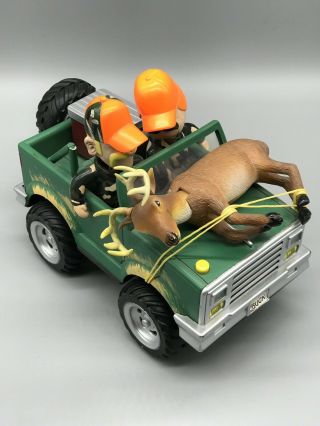 Gemmy Deer Ride Motion Or Button Activated Redneck Hunters Jeep Singing Deer