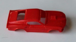 Vintage Aurora Red Mach 1 Mustang 1415 T - Jet Body Never Mounted