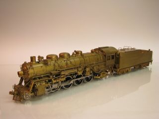 Sunset Brass Steam Locomotive Santa Fe 4 - 8 - 2 3700 Class Ho Scale.