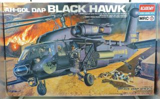 1:35th Scale Academy Ah - 60l Dap Black Hawk Helicopter Kit 2217,  Bn - Gb