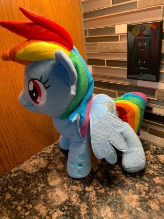 Hasbro My Little Pony Rainbow Dash Talking Plush 2014 14 " Stuffed Animal