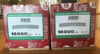 Lgb 18000 G Scale R5 Curved Track 2 Boxes Of 12