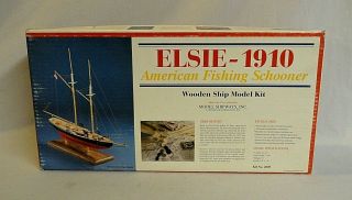 Look Model Shipways 1910 " Elsie " American Fishing Schooner Wood Ship Model