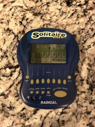 Radica: Solitaire Lite Hand Held Game Pre - Owned Fs