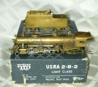 1977 - Pfm United Ho Brass - Usra - 2 - 8 - 2 Light Class Steam Loco & Tender - Last Run