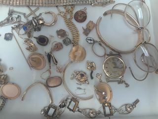 1/10 10k,  12k,  14k And Goldfilled Gold Scrap,  327 Grams,  Watches,  Bracelets