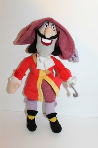Disney Jake And The Neverland Pirates Captain Hook Plush Toy Headstart 13 "
