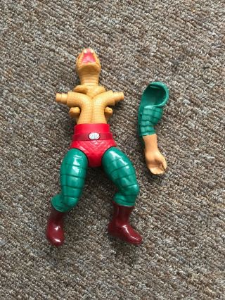 Vintage 1985 He - Man Motu Masters Of The Universe King Hiss Action Figure Parts