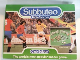 Subbuteo Table Soccer Club Edition 1981 Complete