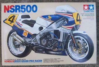 Tamiya Honda Nsr500 Grand Prix Racer Cycle,  1/12 Scale,  14055,  Copyright 1987
