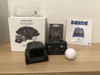 Boxer 6045910 Interactive A.  I.  Remote Control Robot Toy - Black