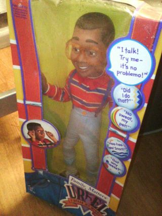 Vintage Stephen Urkel TV Character Doll,  in the Box,  Colectable,  Childs Toy,  Tal 3