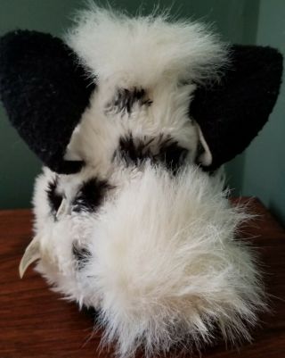 1998 Furby by Tiger Electronics Dalmation Cow White With Black Spots 3