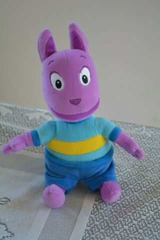 Ty Beanie Babies Austin The Kangaroo Purple Backyardigans Plush Stuffed Animal D