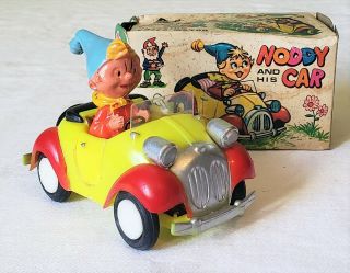 Early Marx Toys Hong Kong Friction NODDY AND HIS CAR (ANGRY VERSION) 60 ' s MIB 2