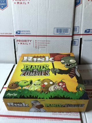 Risk Plants Vs Zombies Board Game Collector 