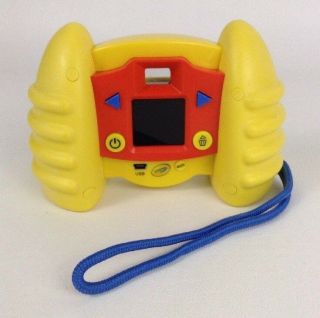 Crayola Kids Digital Camera Yellow Picture Photo Video USB Compatible 2012 3