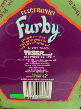 Furby 1998 Black 3