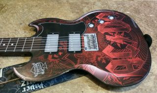 AC/DC Electronic Guitar Paper Jamz Series Special Edition by WowWee LQQK 2