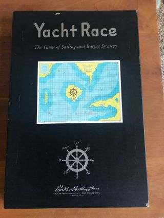 Collector Parker Brothers Vintage 1961 Yacht Race Board Game Complete Sailing