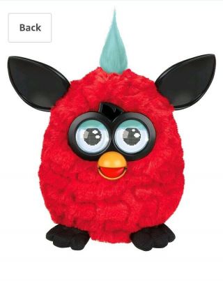 Furby Boom Interactive Doll Hasbro 2012 Electronic Eyes A3150 Red And Black