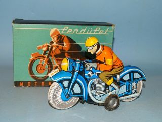 Motorcycle Tin Friction Toy Box Hungary