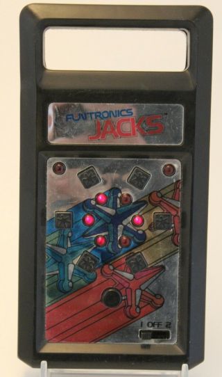 1979 Mattel Games Funtronics Red Light Green Light and Jacks and 3